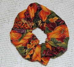Autumn Harvest Hair Scrunchie